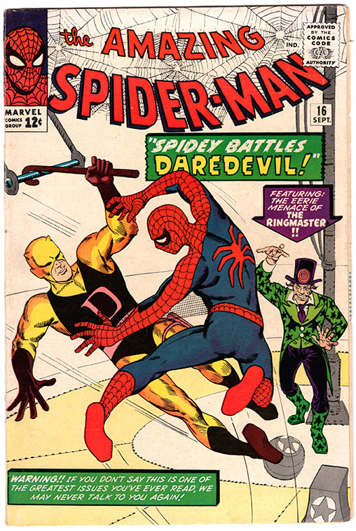 Amazing Spider-Man #16 F+ Front Cover