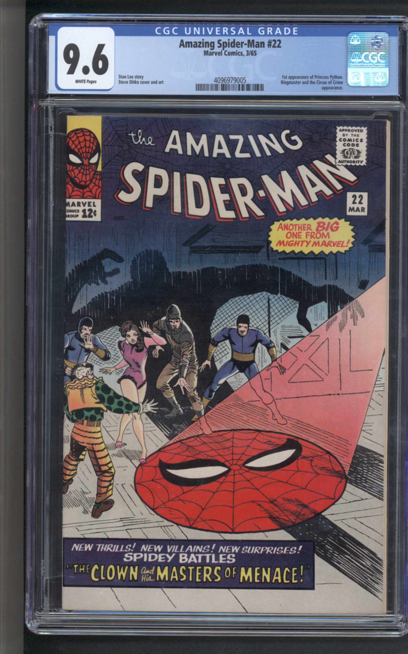 Amazing Spider-Man #22 CGC 9.6 Front Cover