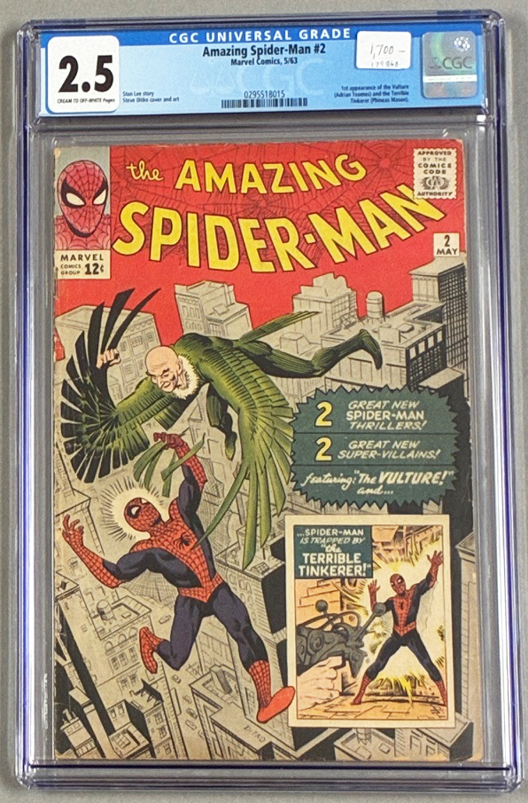 Amazing Spider-Man #2 CGC 2.5 Front Cover