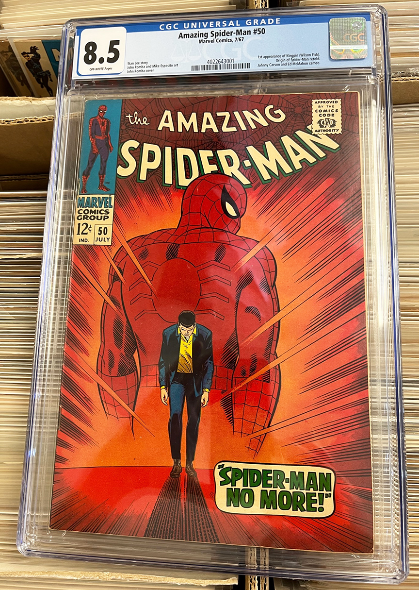 Amazing Spider-Man #50 CGC 8.5 Front Cover
