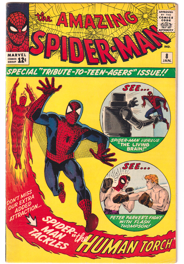 Amazing Spider-Man #8 VF+ Front Cover