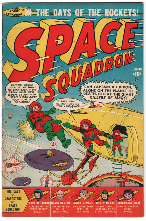 Space Squadron #1 F- Front Cover