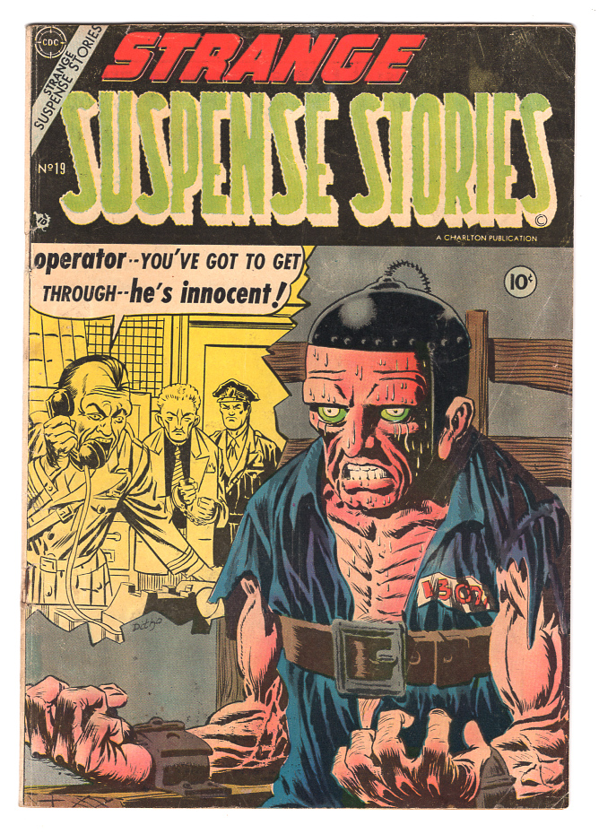 Strange Suspense Stories(1950s) #19 VG+ Front Cover