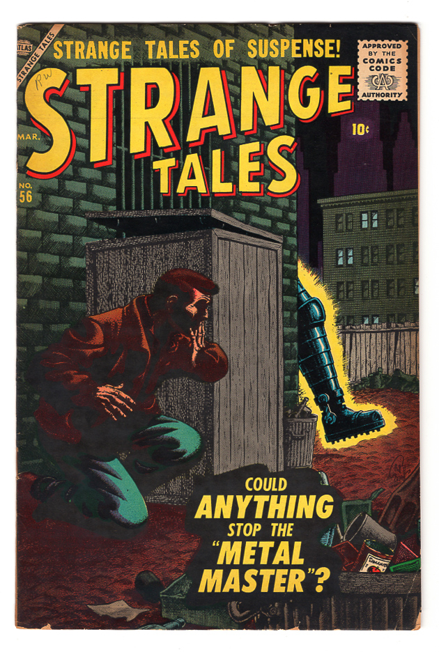 Strange Tales (Pre-Hero) #56 F Front Cover