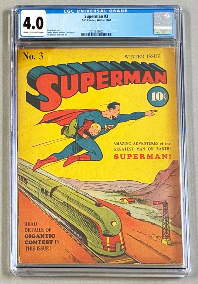 Superman #3 CGC 4.0 Front Cover