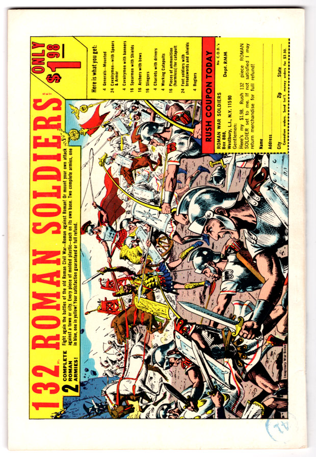 Silver Surfer #1 VF+ Back Cover