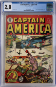 Captain America Comics #36 CGC 2.0