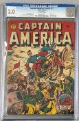 Captain America Comics #27 CGC 2.0