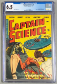 Captain Science #3 CGC 6.5