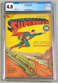 Superman #3 CGC 4.0