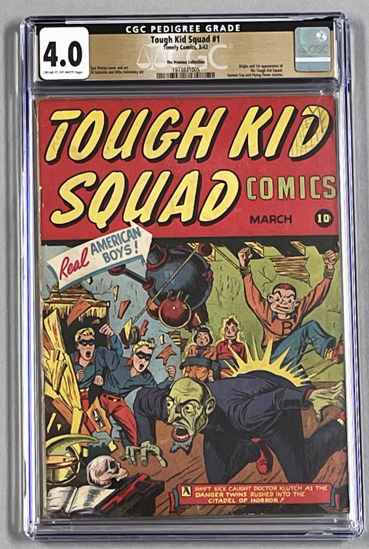 Tough Kid Squad #1 CGC 4.0 Front Cover