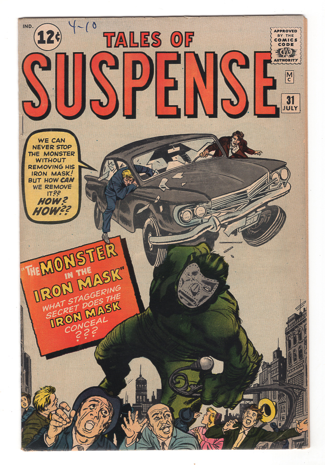 Tales of Suspense (Pre-Hero) #31 VF/VF+ Front Cover