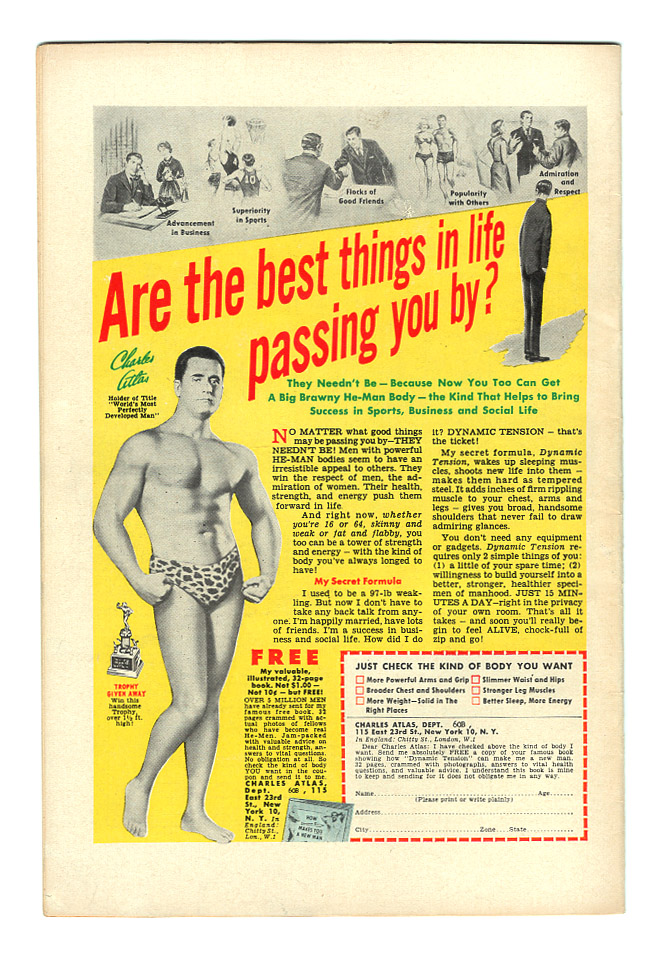Tales to Astonish (Pre-Hero) #17 VF Back Cover