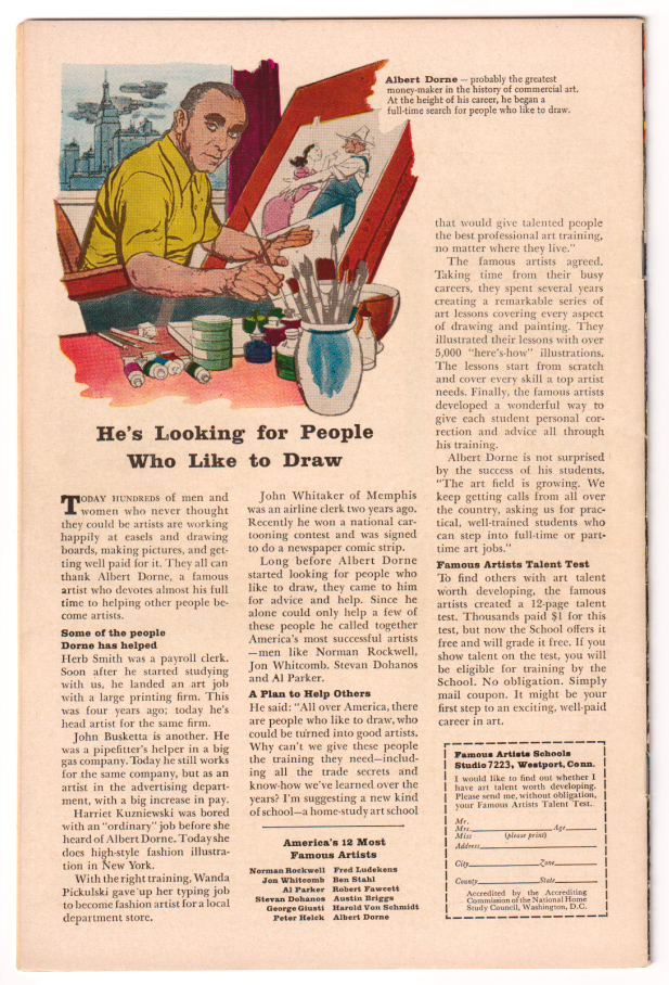 Tales to Astonish (Superheroes) #56 NM Back Cover
