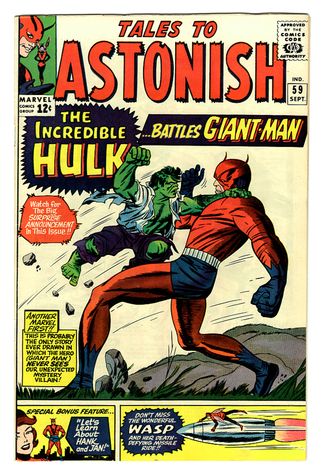 Tales to Astonish (Superheroes) #59 VF+ Front Cover
