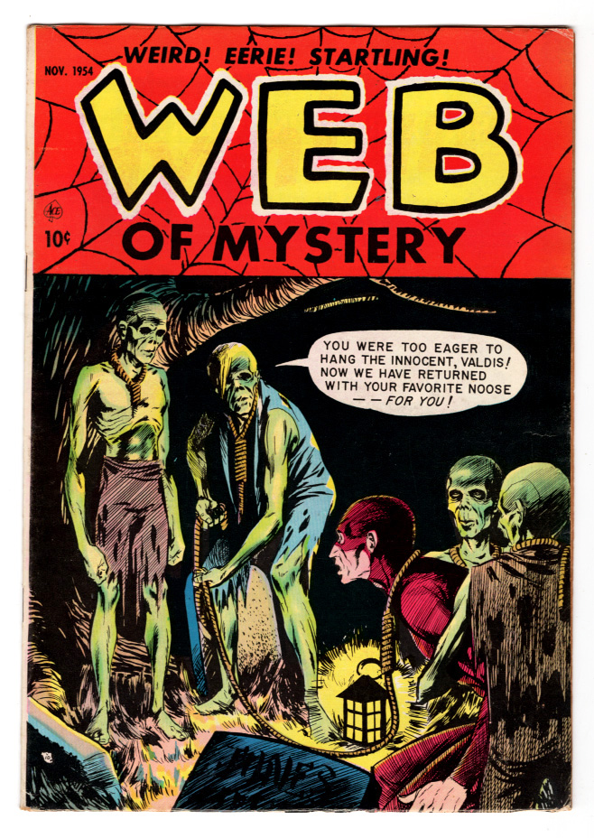 Web of Mystery #27 F/VF Front Cover