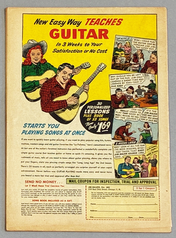 Wild West #1 F Back Cover