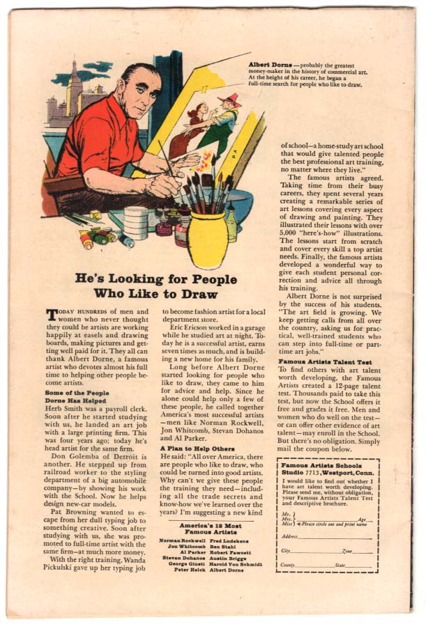 X-Men #14 VF- Back Cover