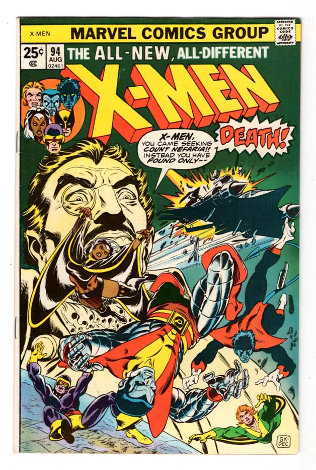 X-Men #94 VF/NM Front Cover
