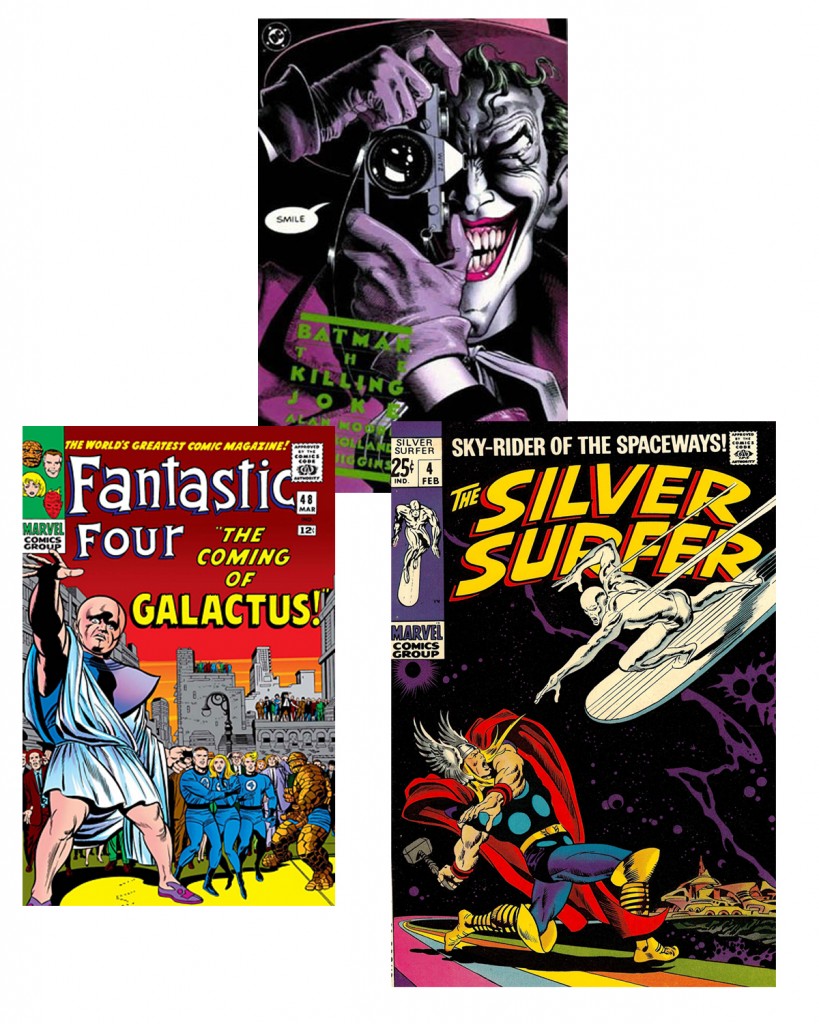 Batman, The Killing Joke, Silver Surfer #4, Fantastic Four #48